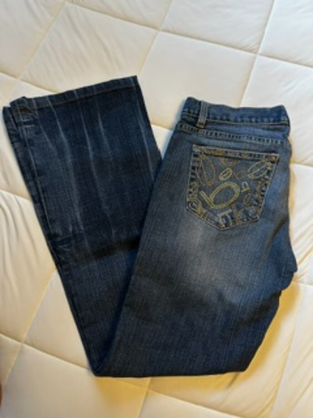 Vintage Bebe Low Rise Boot Cut Jeans